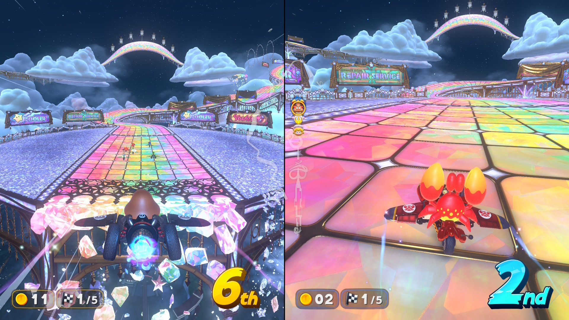 This Rainbow Road introduction was peak.